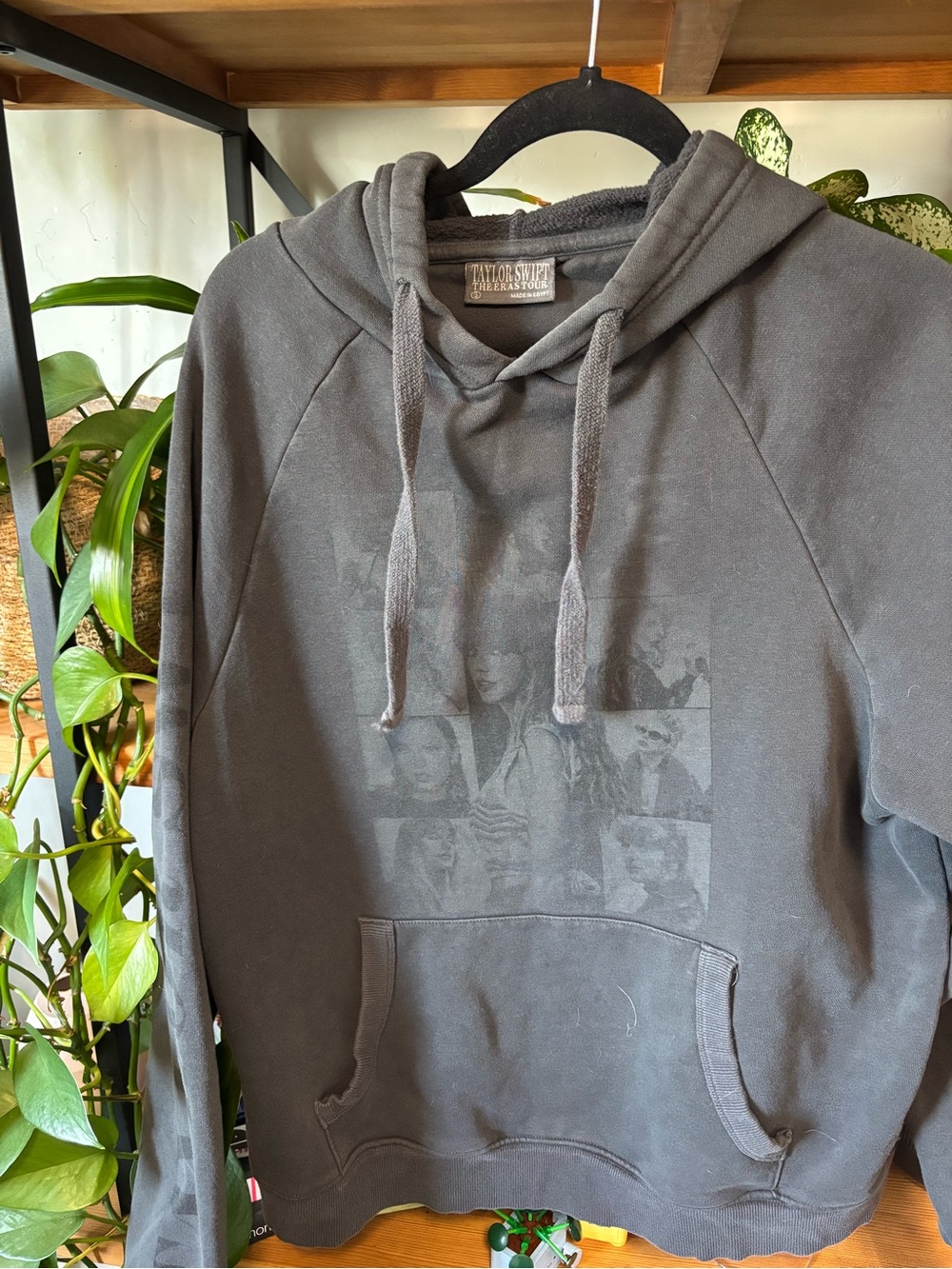 Taylor Swift Dark Gray Graphic Hoodie | Small